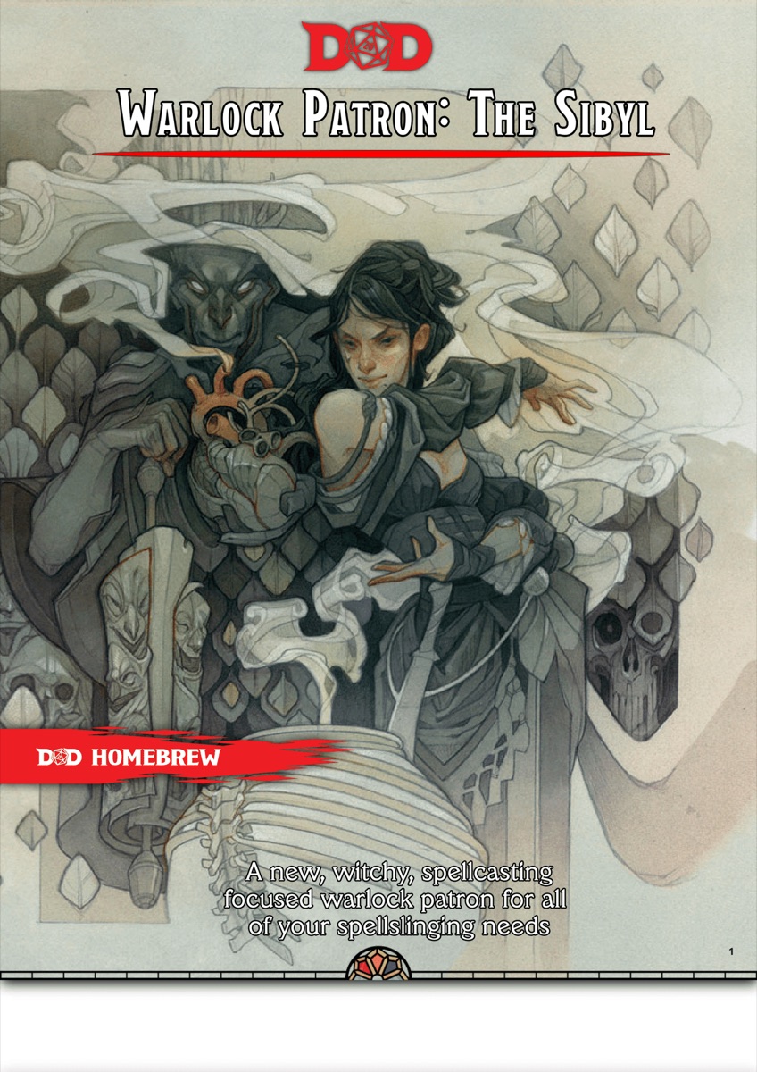The Sibyl tabletop subclass cover